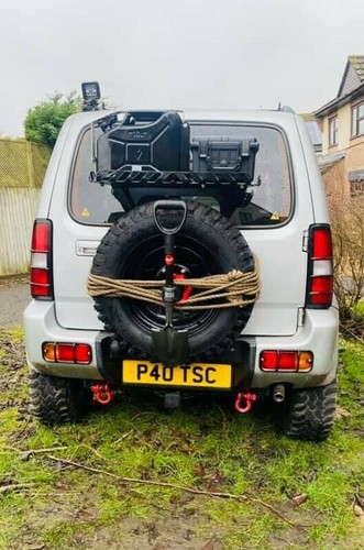 Jimny rear storage basket - jimny, roof