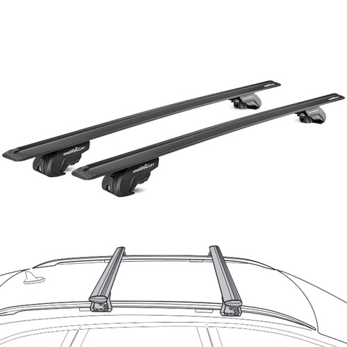 Aerodynamic roof rack wing - roof,